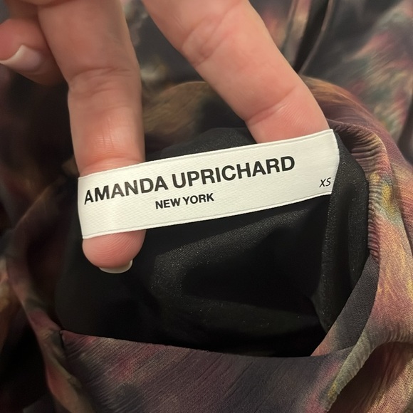 Amanda Uprichard Tie Dye High Neck Dress Size XS - Picture 8 of 9